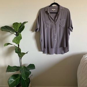 Madewell // silk courier shirt